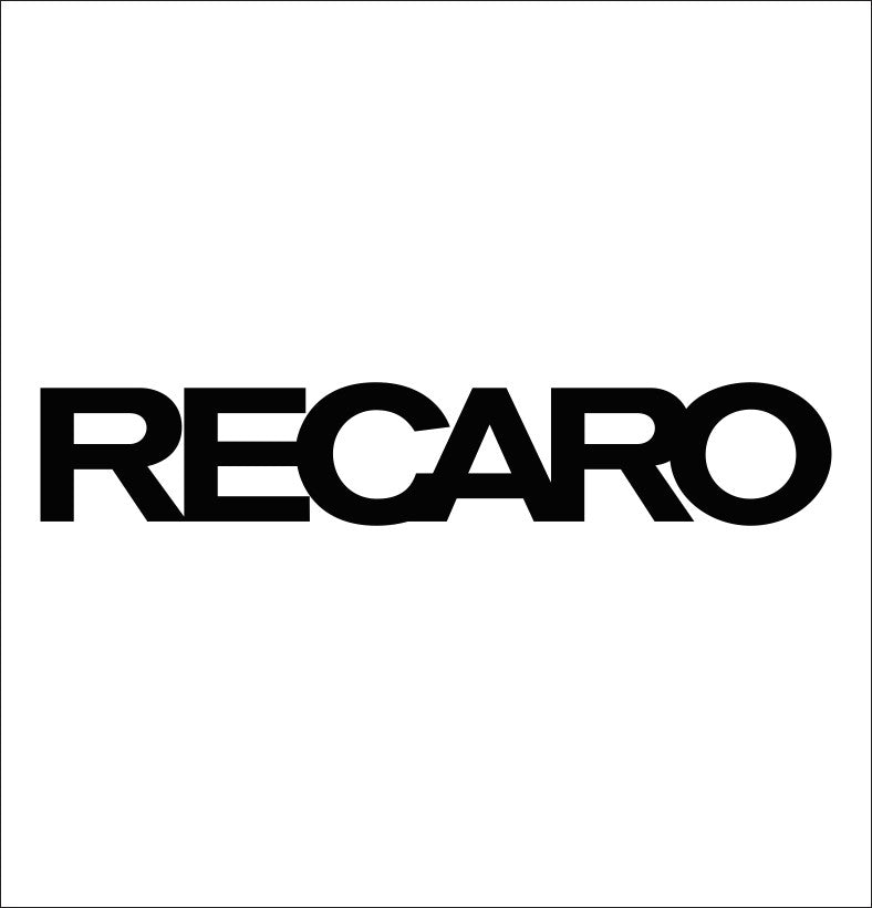 Recaro decal, performance decal, sticker