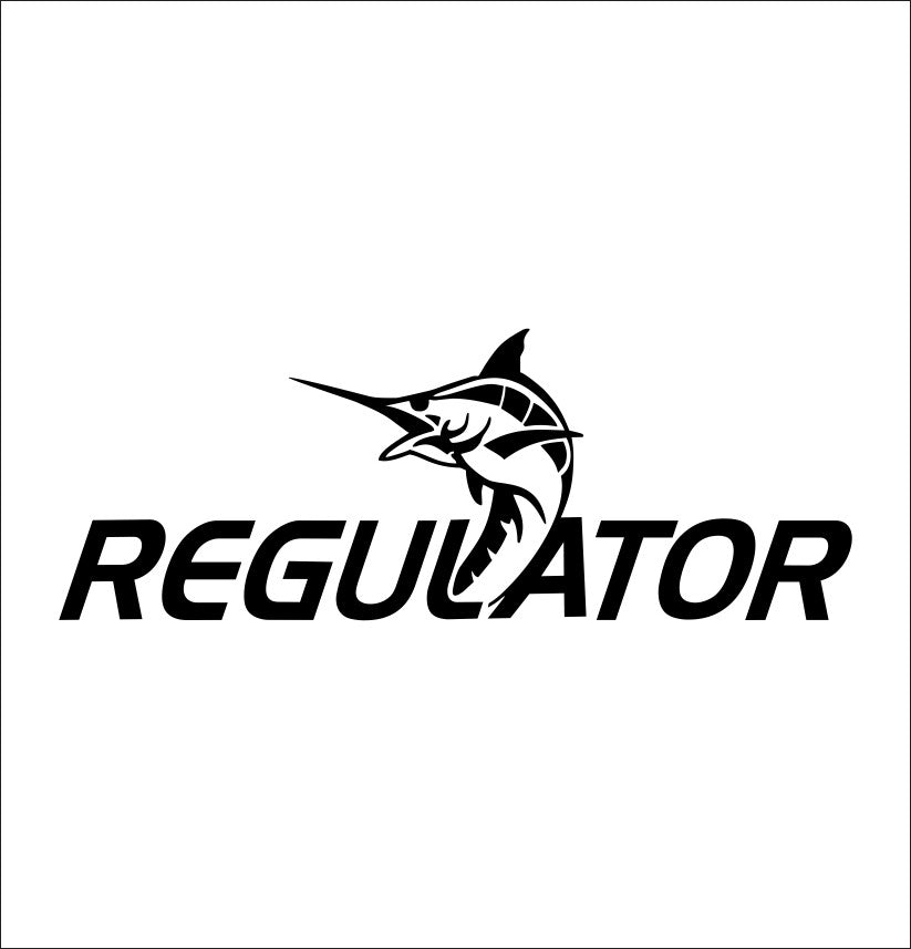 regulator boats decal, sticker, hunting fishing decal, car sticker