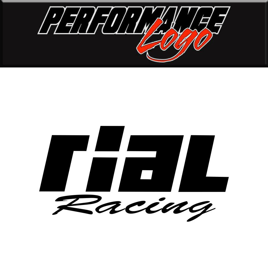 Rial Wheels decal, performance car decal sticker