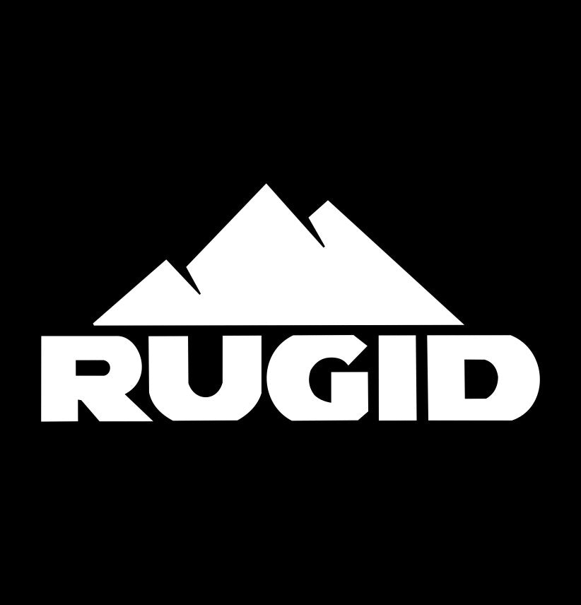 rugid decal, sticker, hunting fishing decal, car sticker