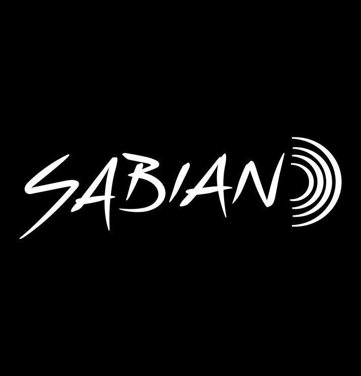 Sabian decal, music instrument decal, car decal sticker