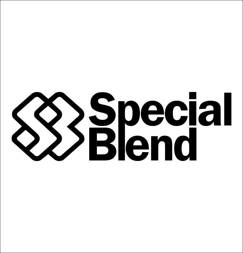 special blend decal, ski snowboard decal, car decal sticker