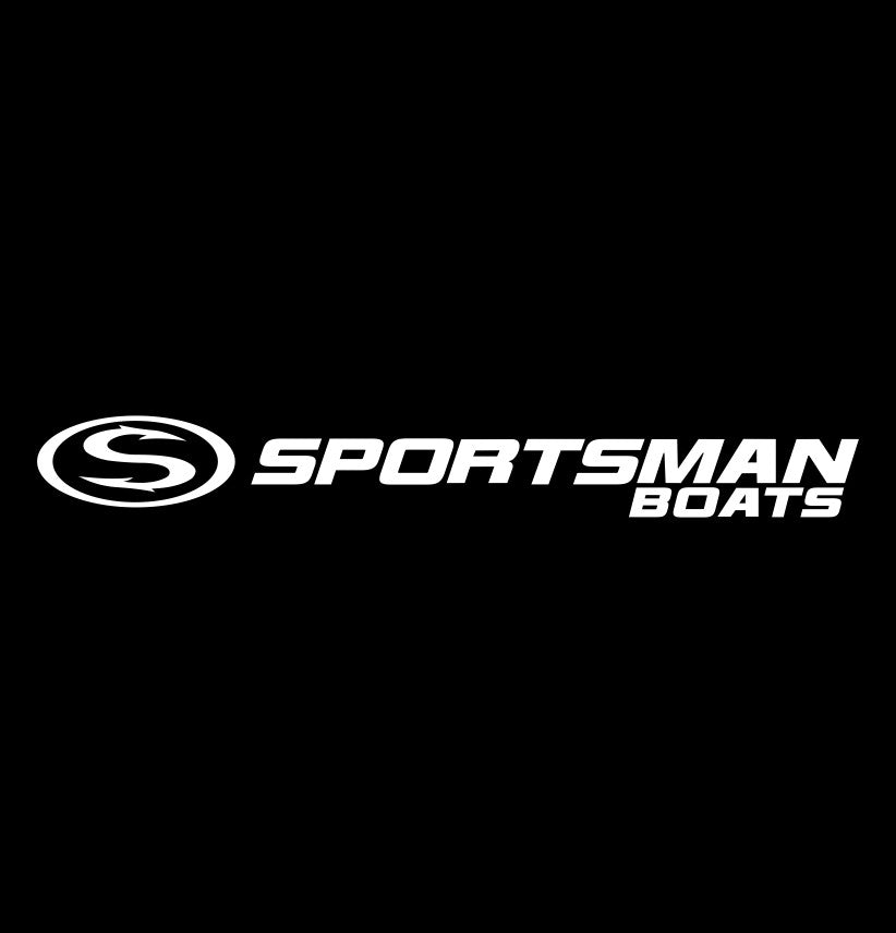 sportsman boats decal, sticker, hunting fishing decal, car sticker