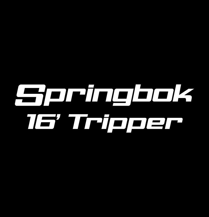 Springbok Boats 16' Tripper decal