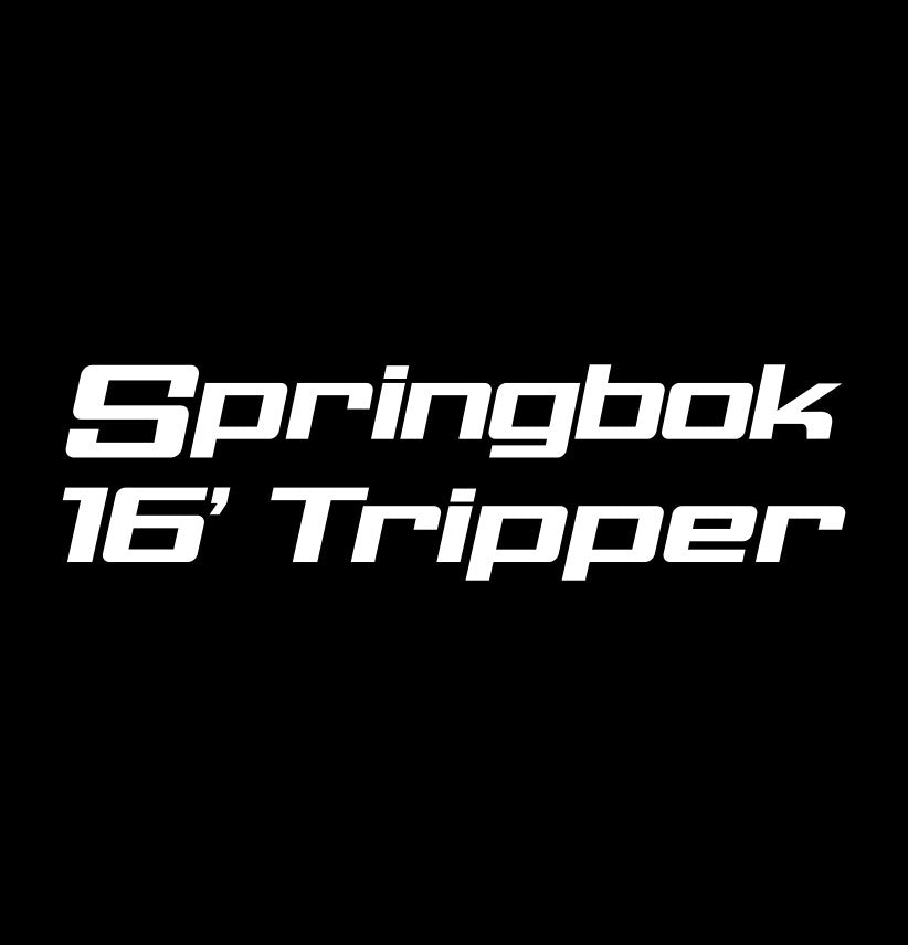 Springbok Boats 16' Tripper decal