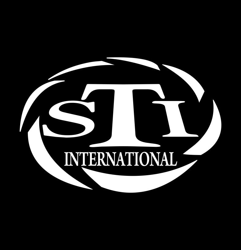 STI International decal, sticker, firearm decal