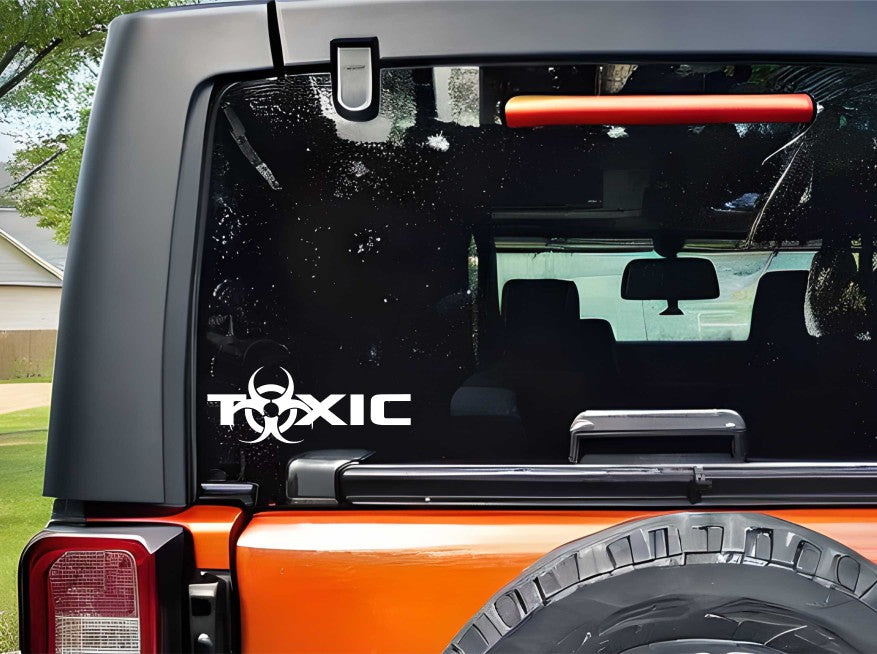 Toxic Wheels decal, sticker