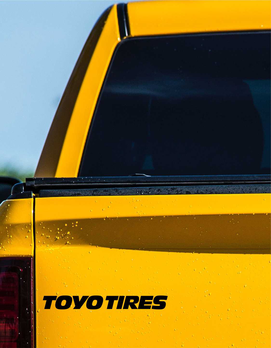Toyo Tires decal, sticker