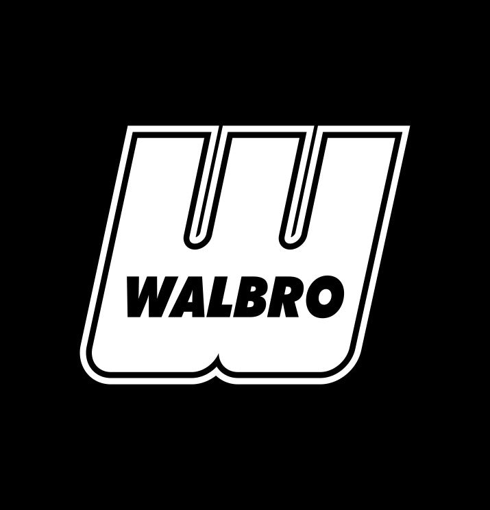 Walbro decal, sticker