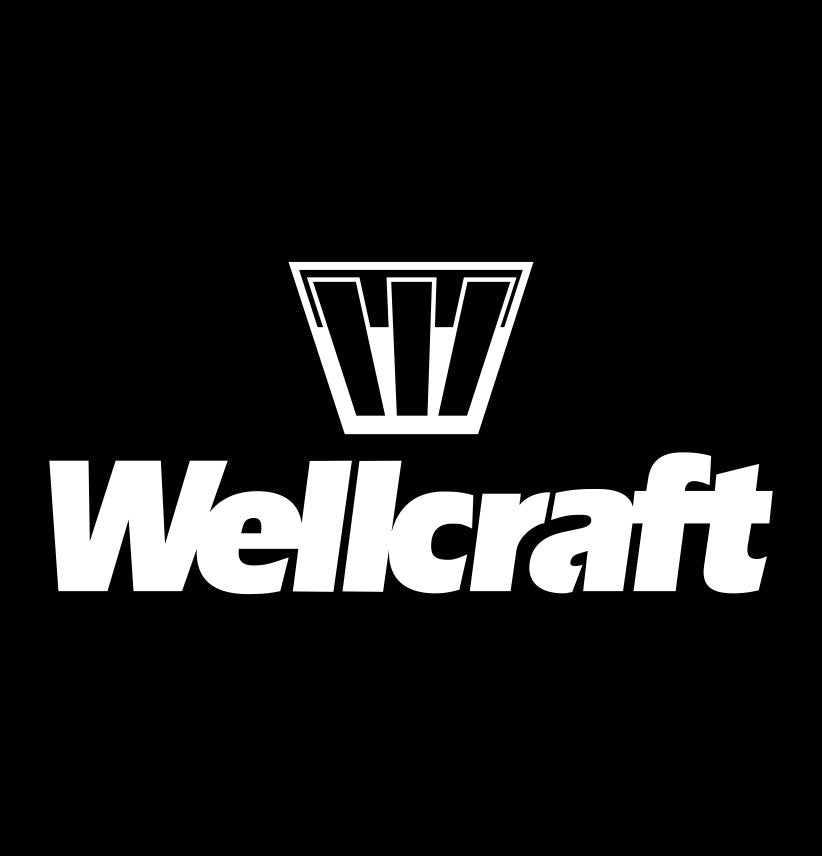 wellcraft decal, sticker, hunting fishing decal, car sticker c