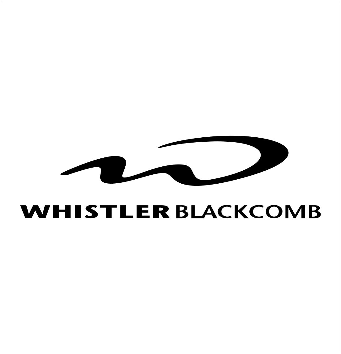 Whistler Blackcomb decal, sticker