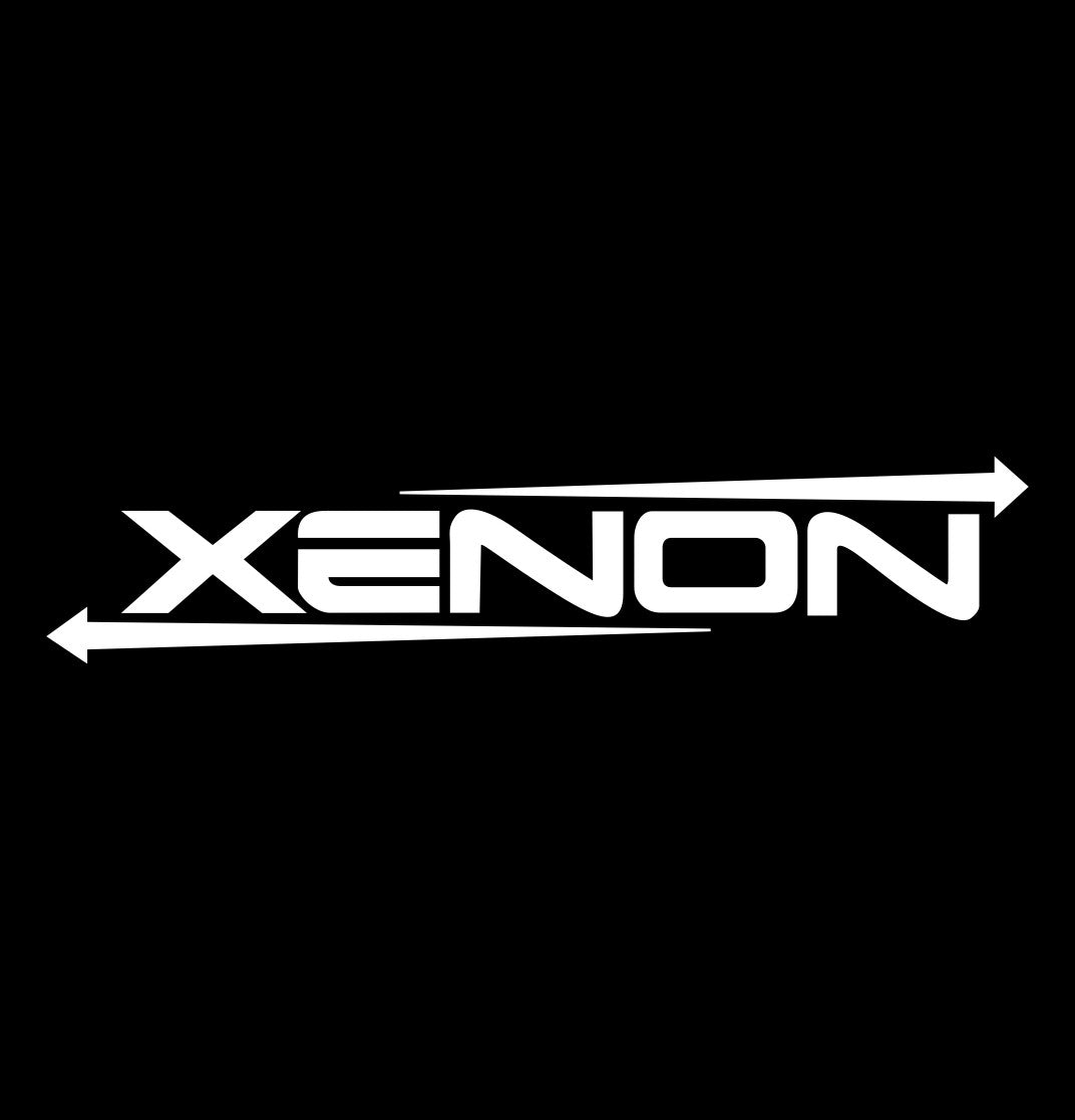 Xenon decal, sticker