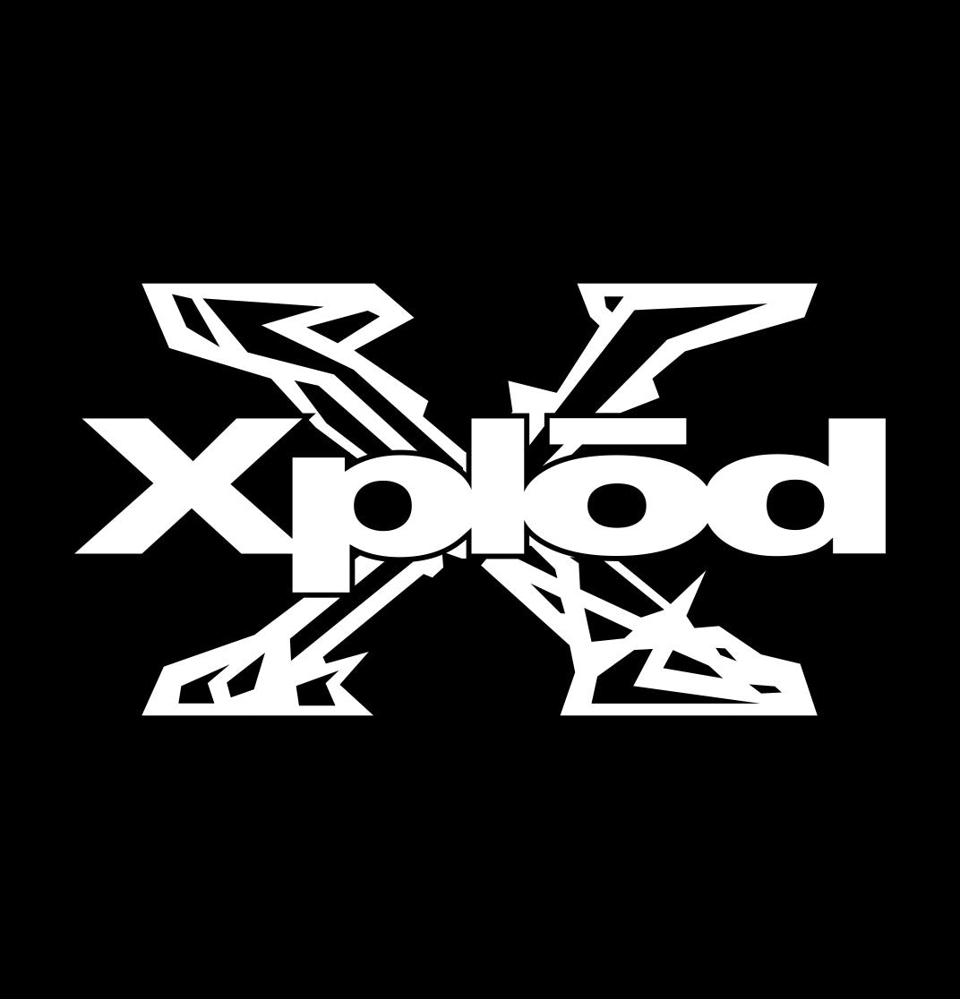 Xplod decal, sticker B