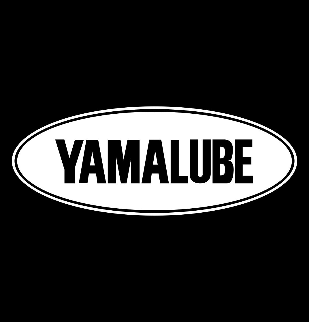 Yamalube decal, sticker B