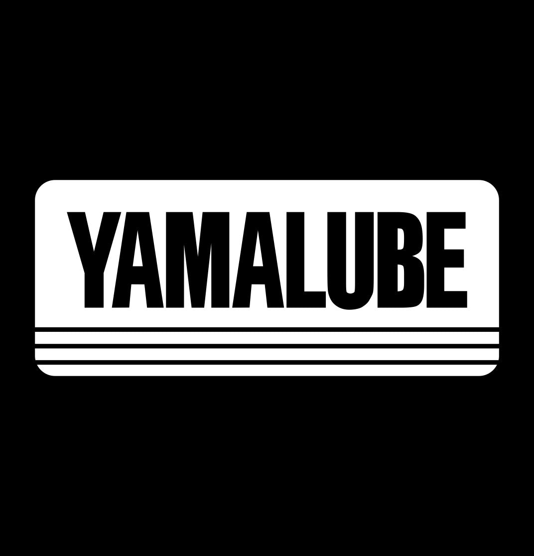 Yamalube decal, sticker