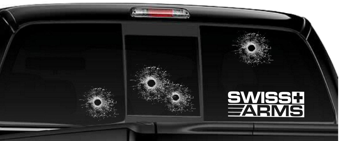 Swiss Arms decal, sticker, firearm decal