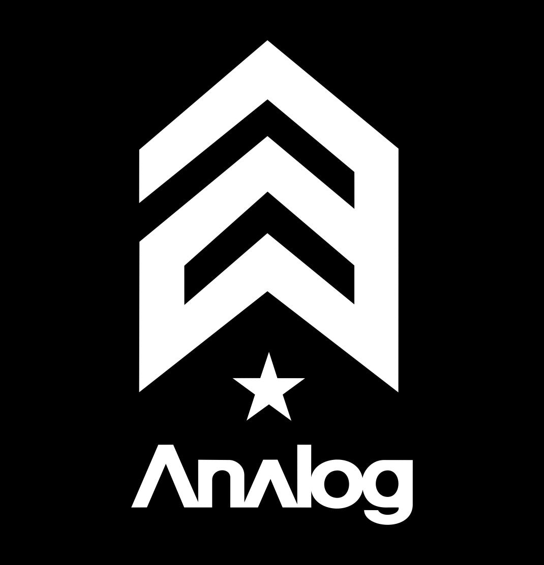 Analog Clothing decal, ski snowboard decal, car decal sticker