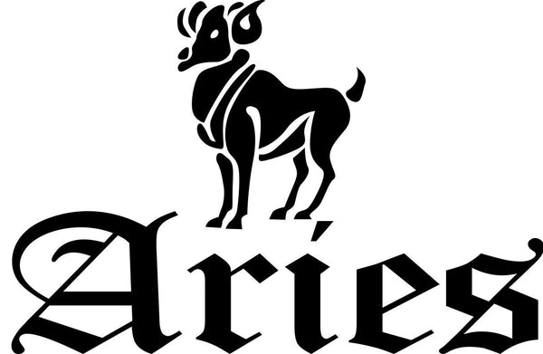 aries 3 zodiac decal - North 49 Decals