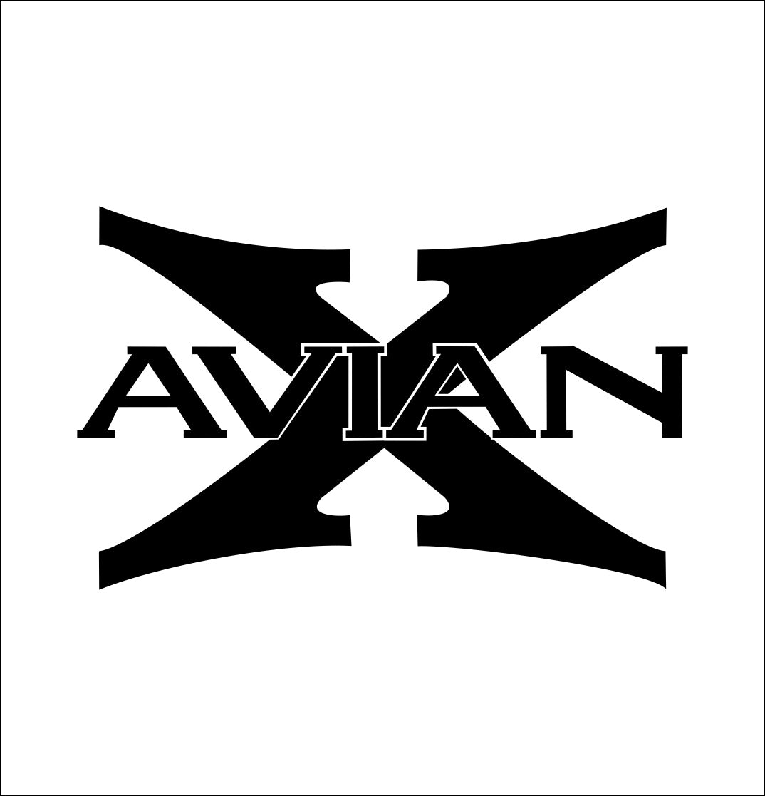 Avian x decal, sticker, fishing hunting decal, car sticker