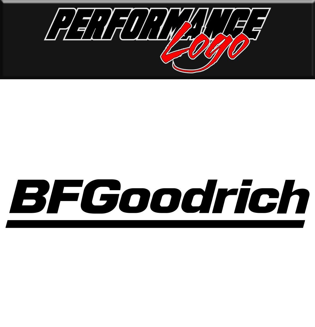 BF Goodrich decal, sticker performance decal, car sticker