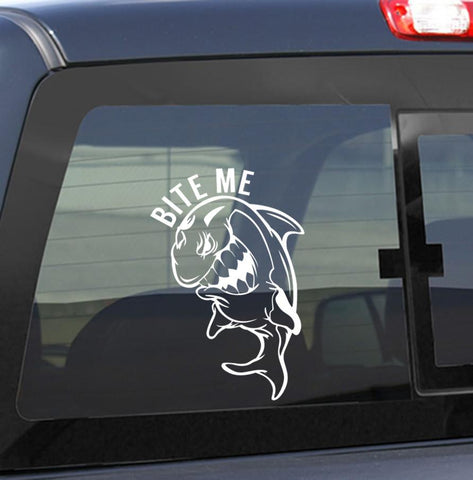 fishing decal, car decal sticker