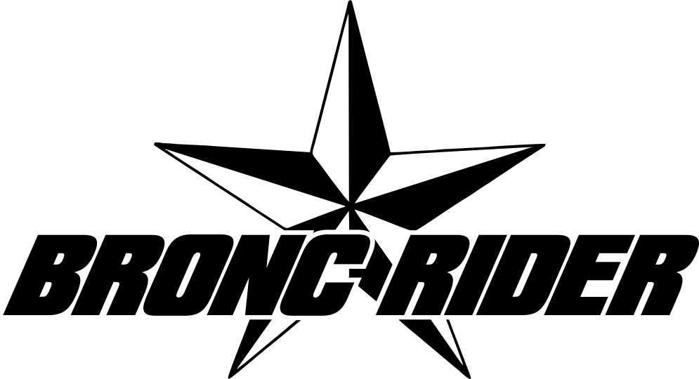 bronc rider star country & western decal - North 49 Decals