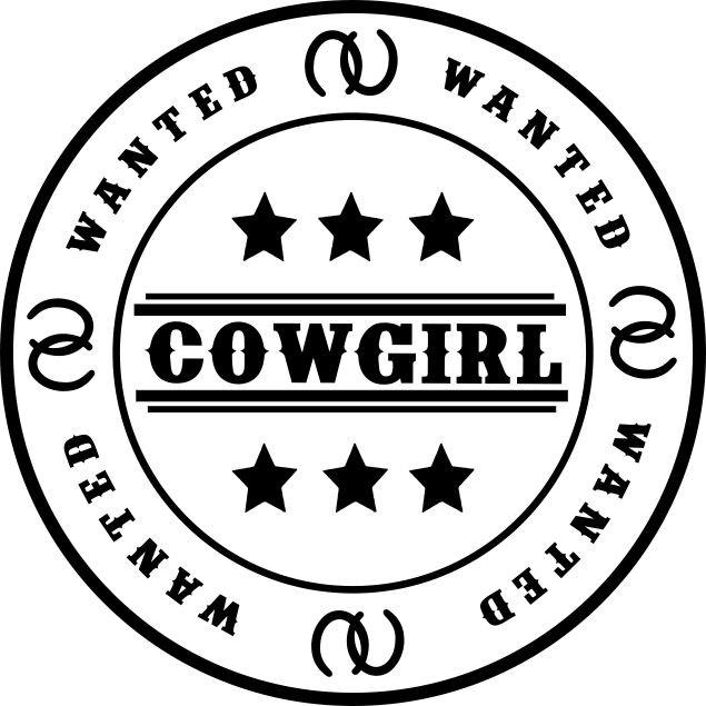 Cowgirl wanted country & western decal - North 49 Decals