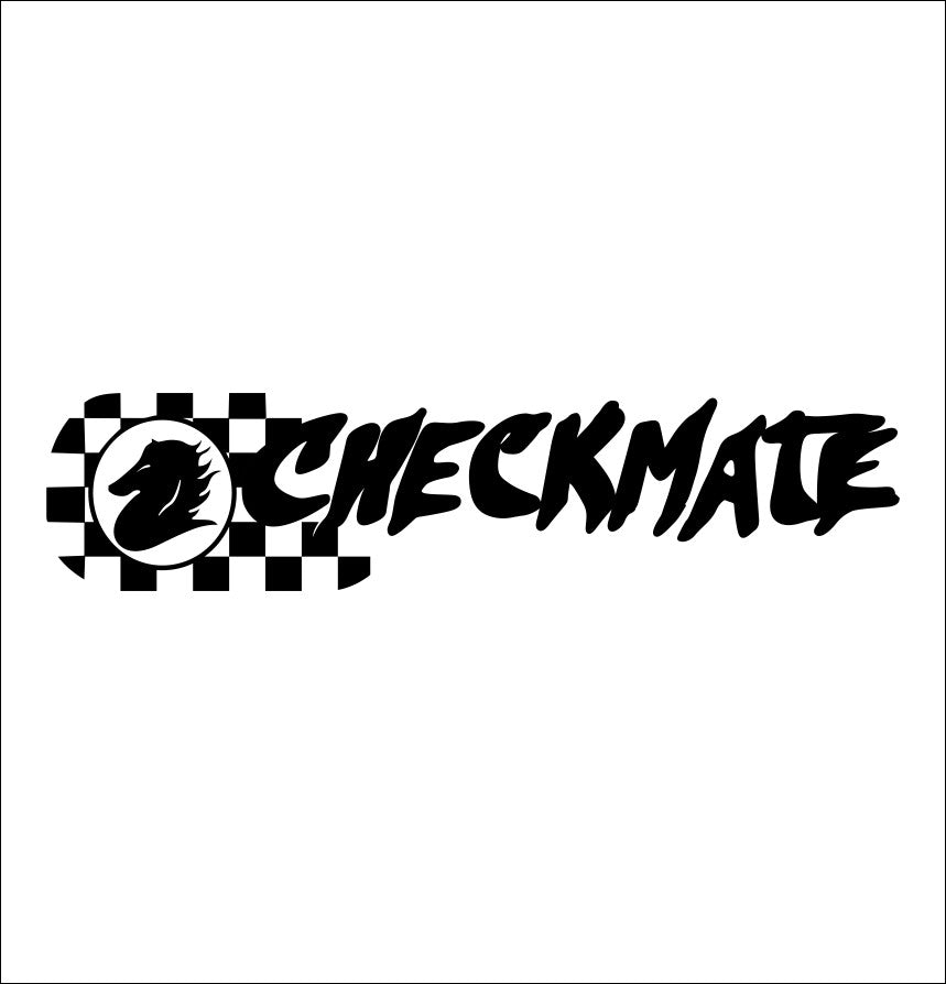 Checkmate Boats decal, sticker, fishing hunting decal, car sticker