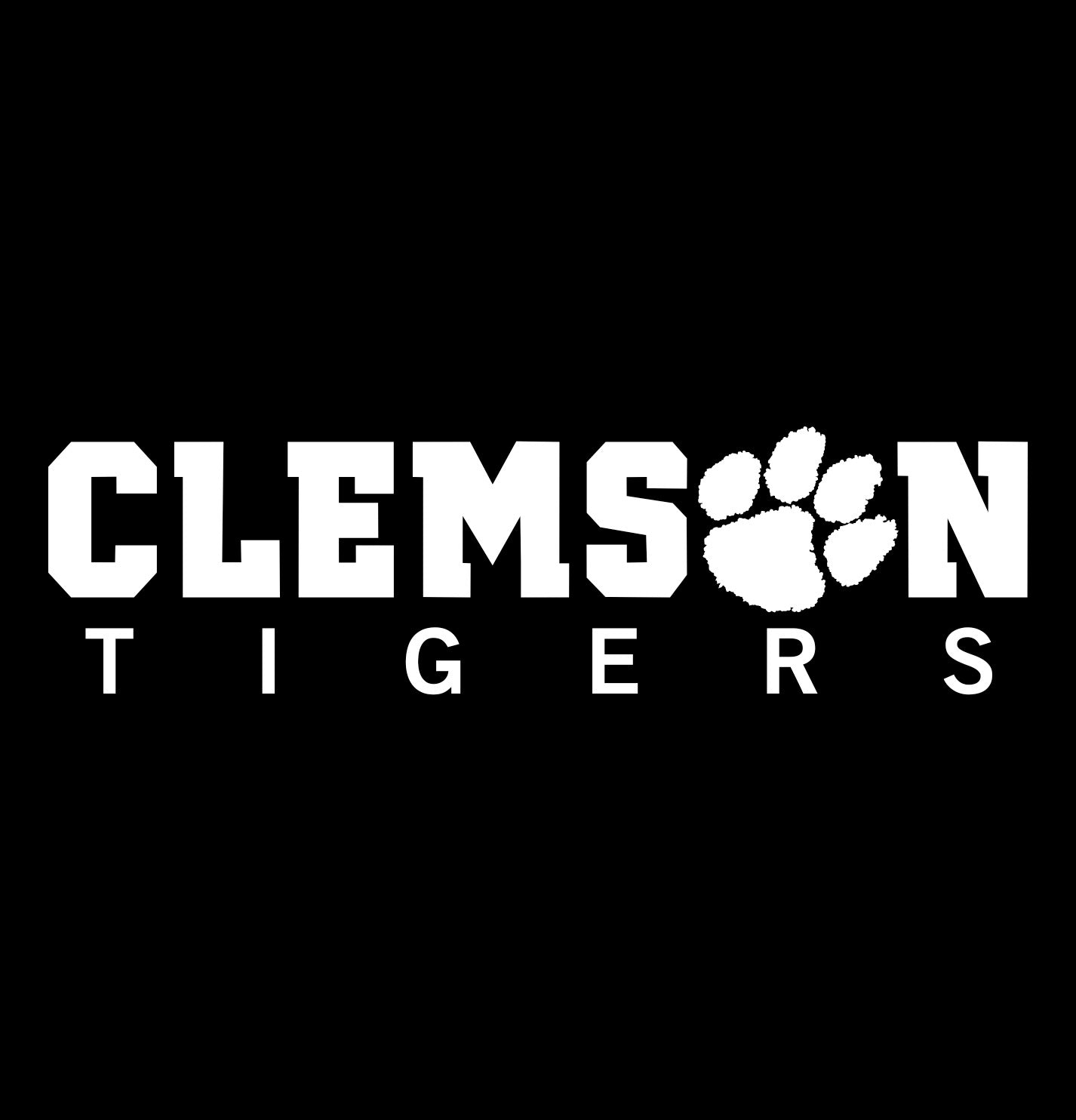 Clemson Tigers decal, car decal sticker, college football