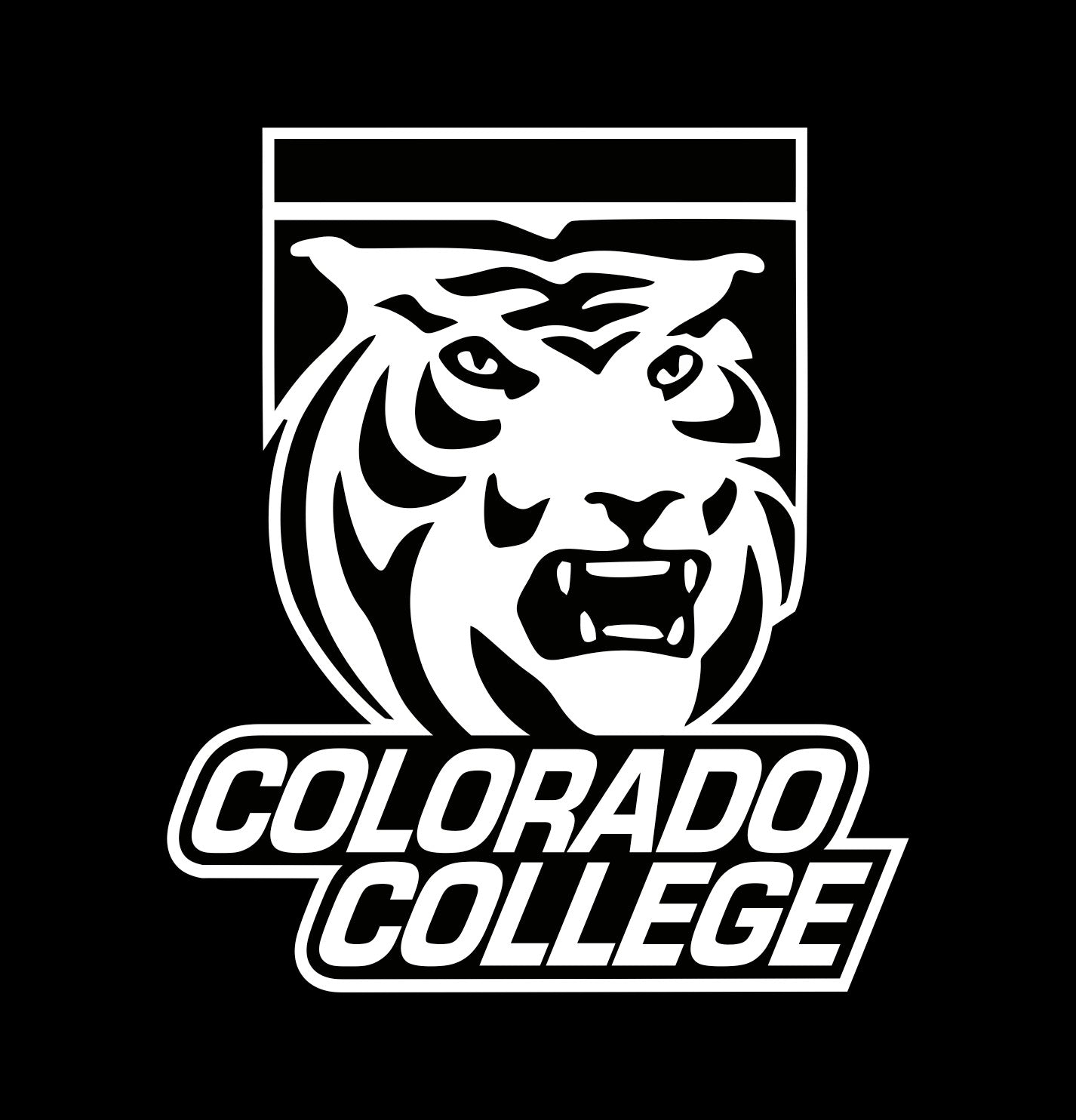 Colorado College Tigers decal, car decal sticker, college football