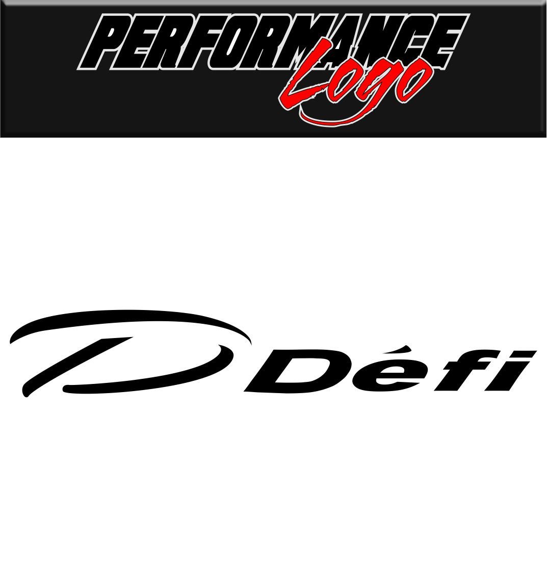 Defi decal performance decal sticker