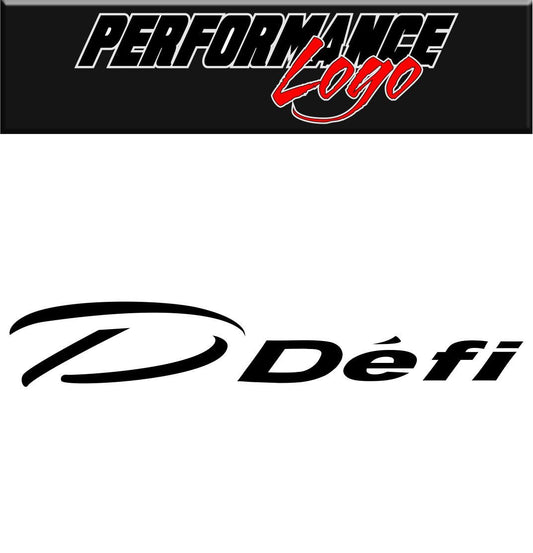 Defi decal performance decal sticker