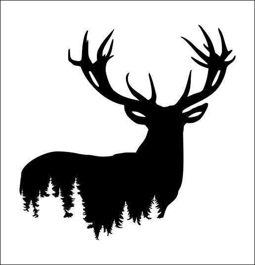 Deer hunting decal