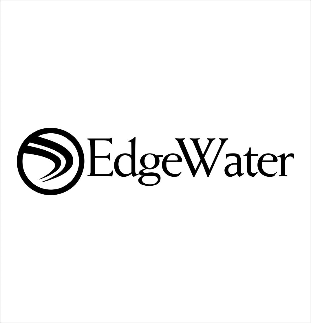 Edgewater Boats decal, sticker, hunting fishing decal, car sticker