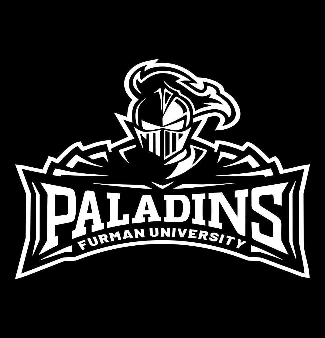 Furman Paladins decal, car decal sticker, college football
