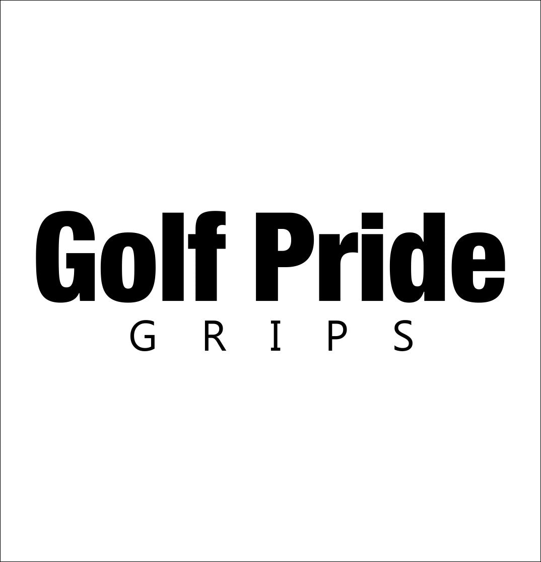 Golf Pride Grips decal, golf decal, car decal sticker