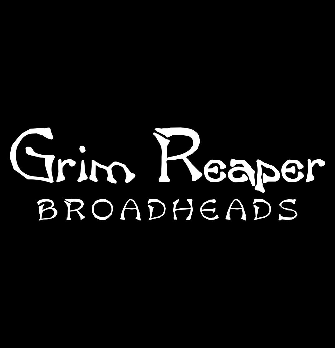Grim Reaper Broadheads decal, sticker, hunting fishing decal, car sticker