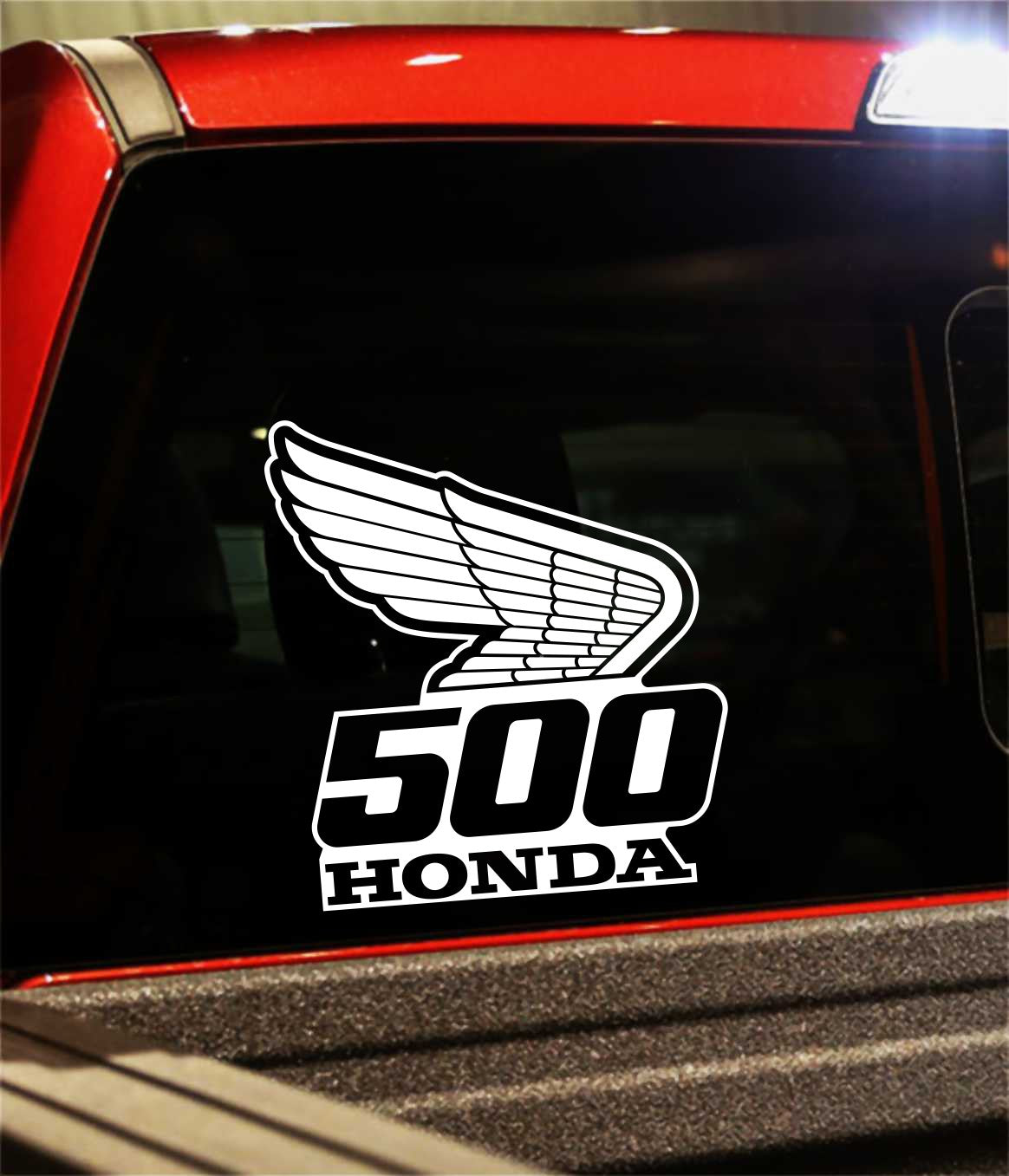 Honda 500 decal, performance decal, sticker