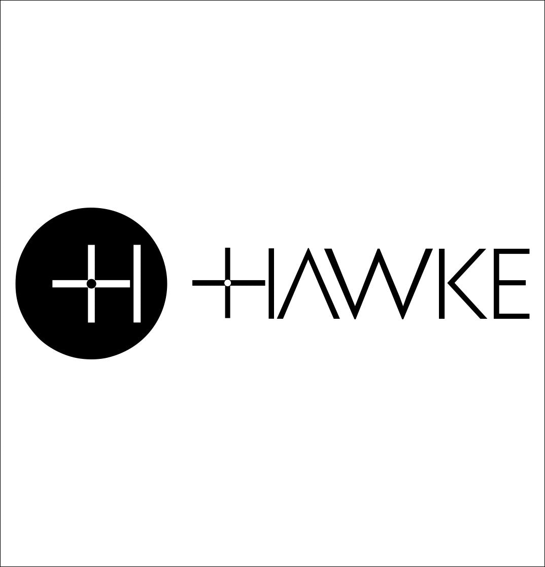 Hawke Optics decal, sticker, hunting fishing decal, car sticker