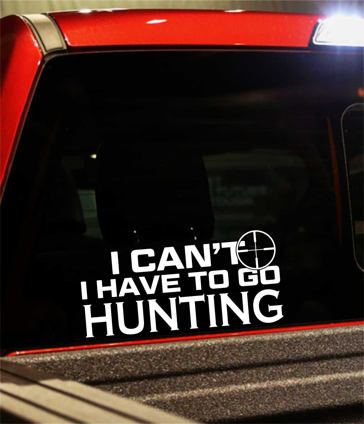 hunting decal, car decal, sticker
