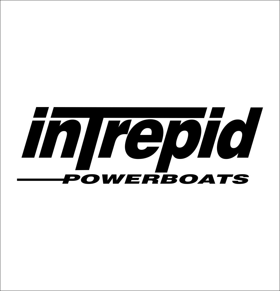 Intrepid Boats decal, sticker, hunting fishing decal, car sticker