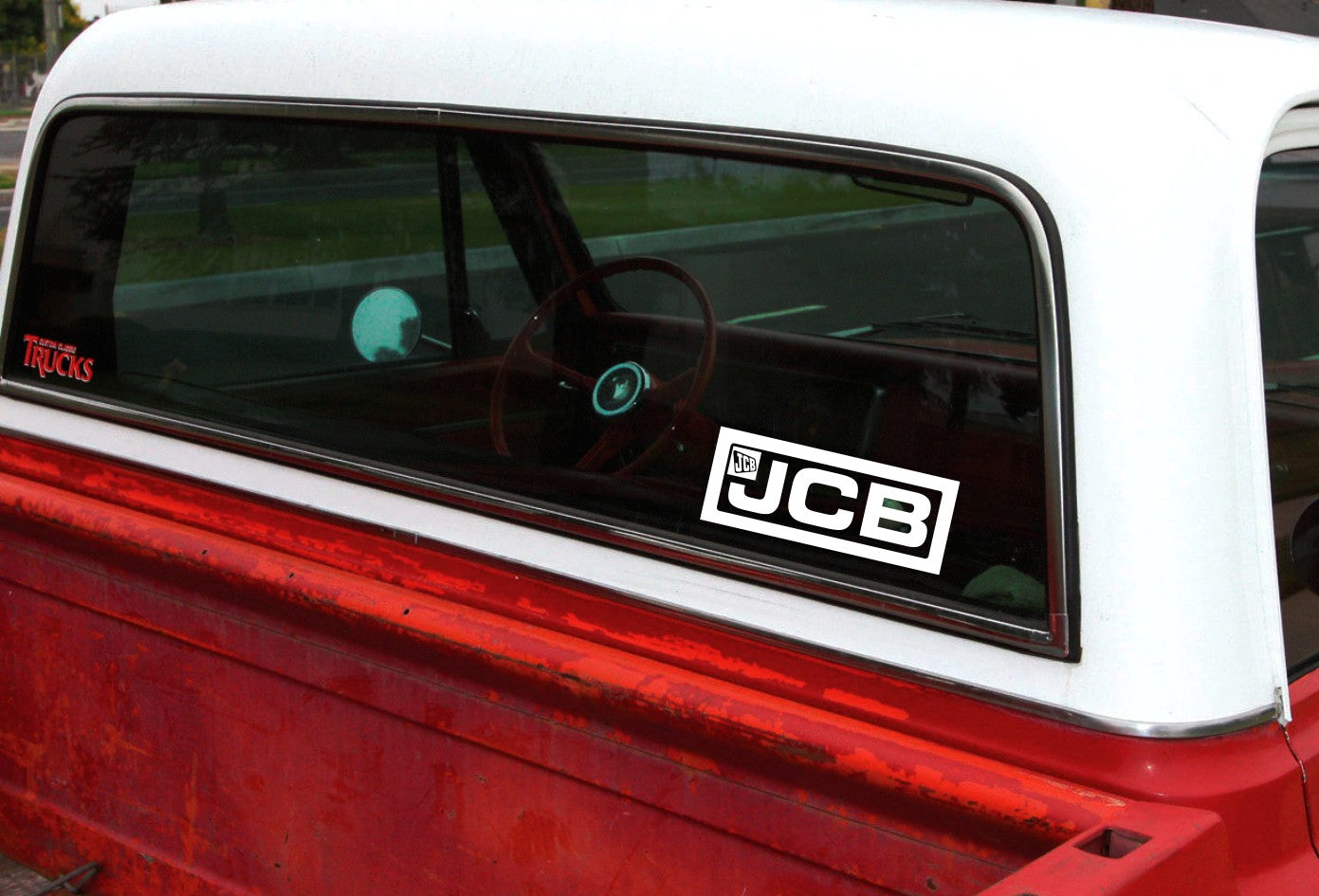 JCB decal, farm decal, car decal sticker