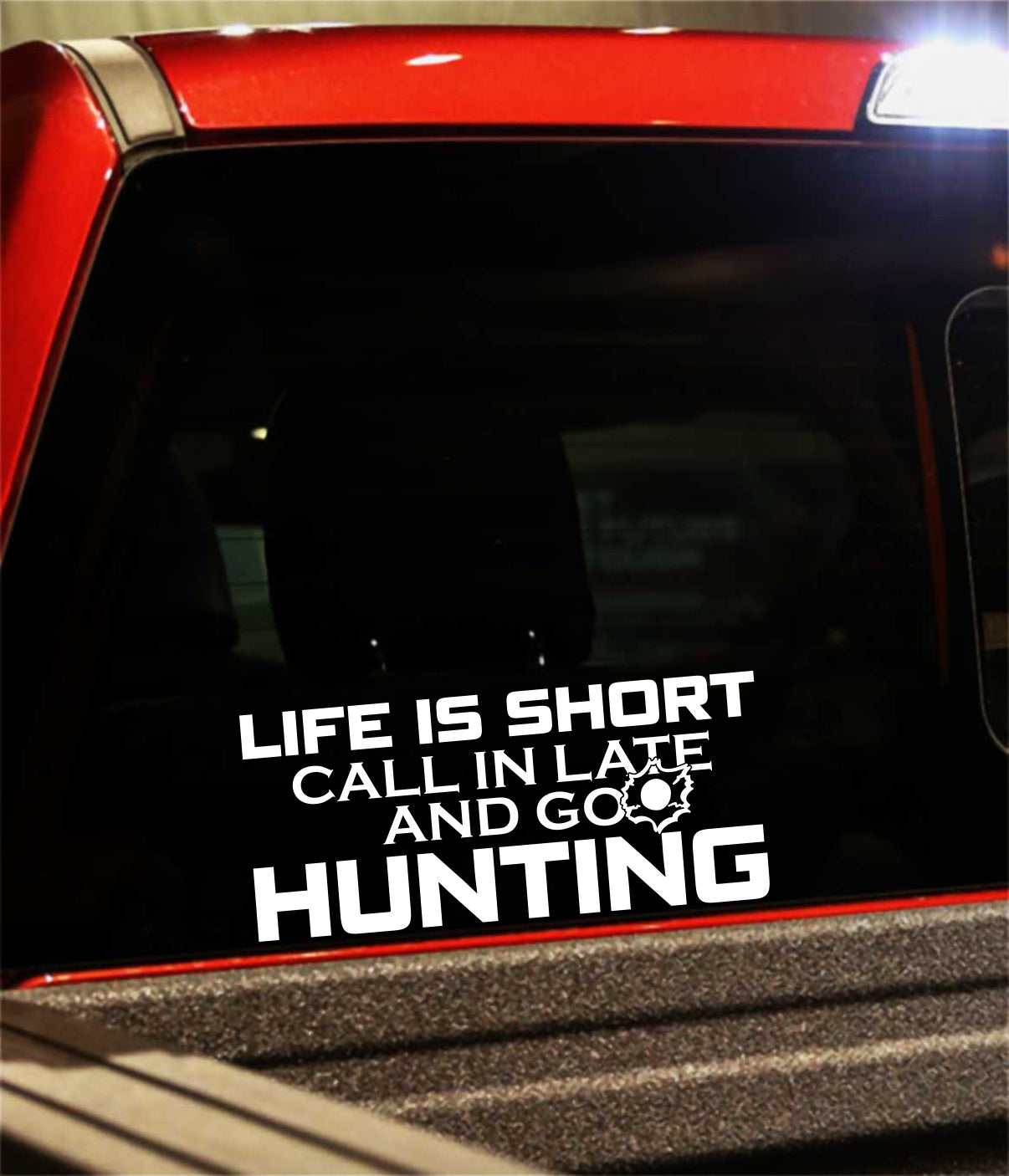 hunting decal, car decal, sticker