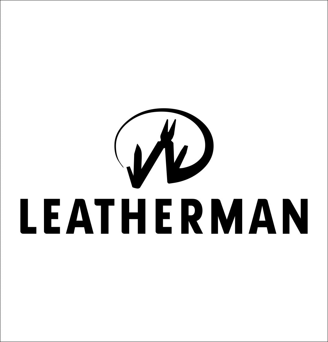 Leatherman decal, sticker, hunting fishing decal, car sticker b