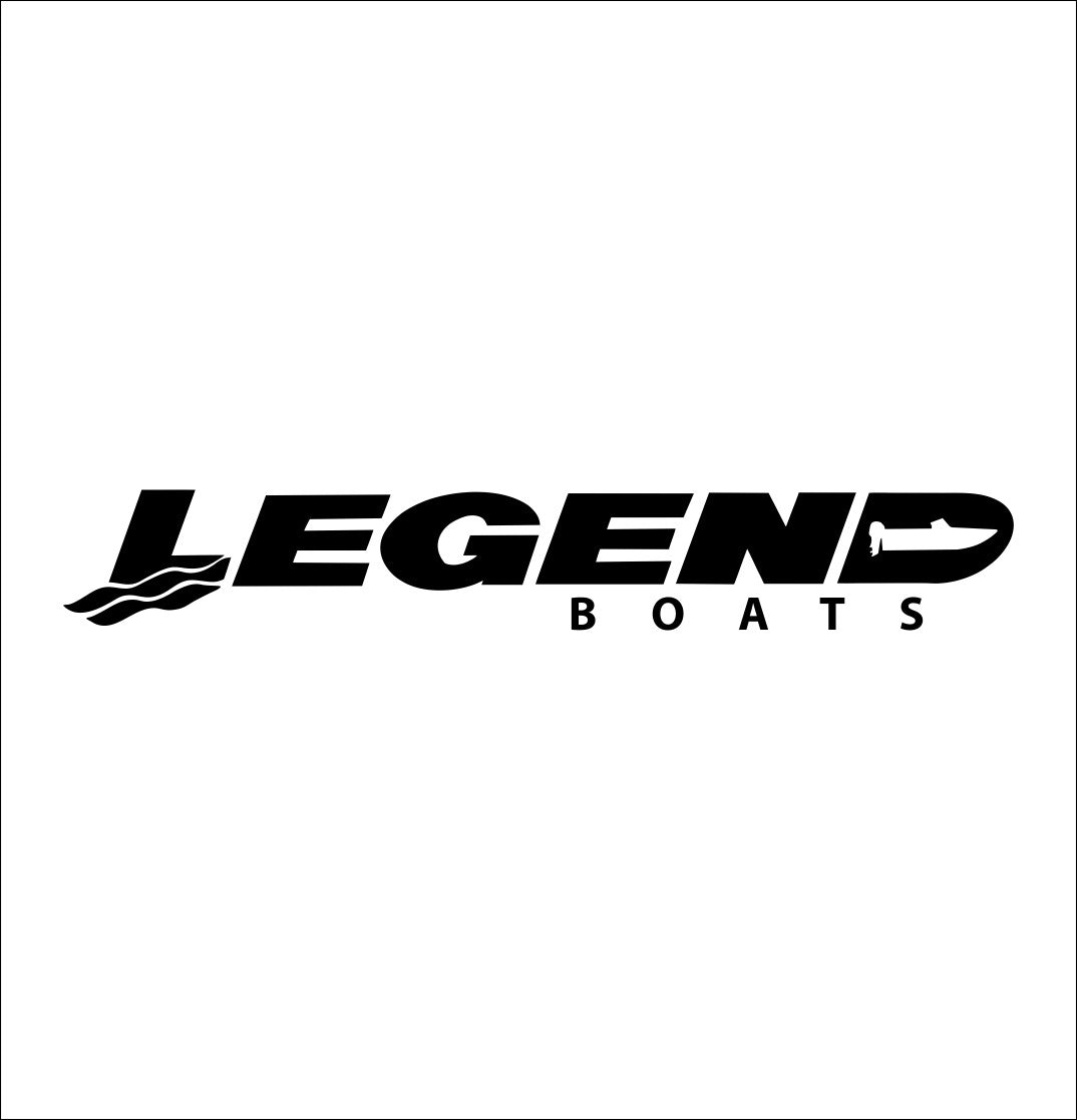 Legend Boats decal, sticker, hunting fishing decal, car sticker