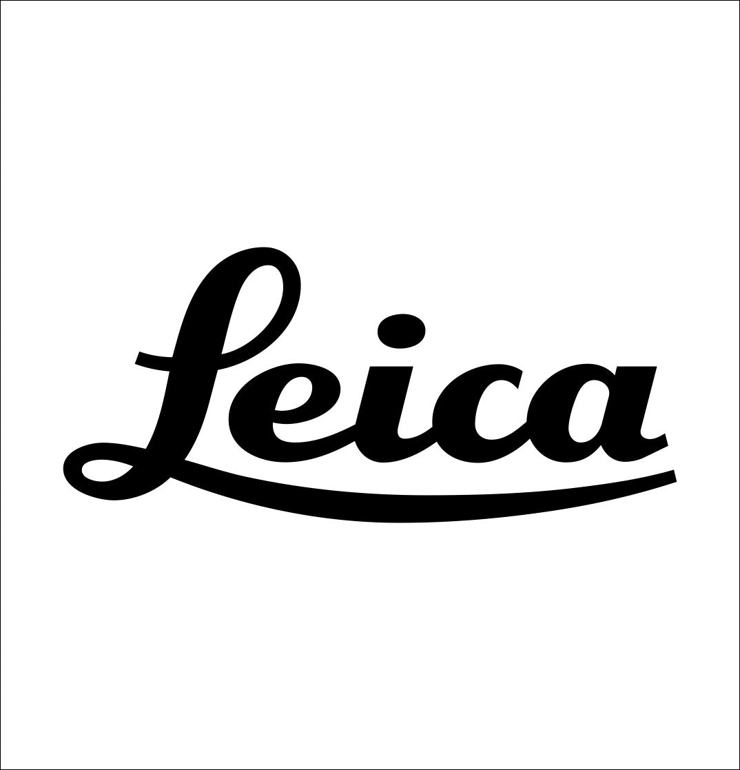 Leica optics decal, sticker, hunting fishing decal, car sticker