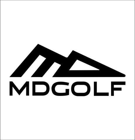 MD Golf decal, golf decal, car decal sticker