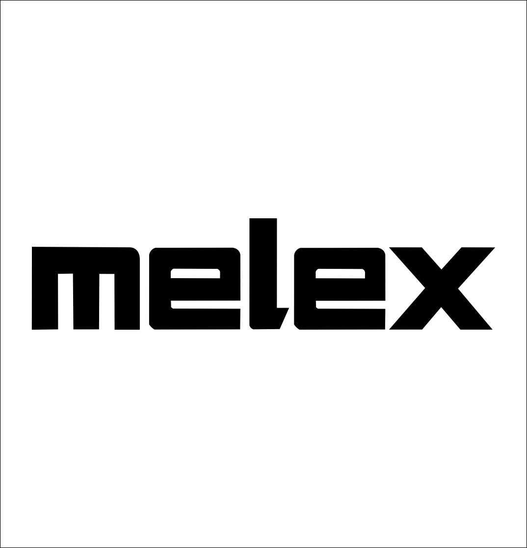 Melex decal, golf decal, car decal sticker