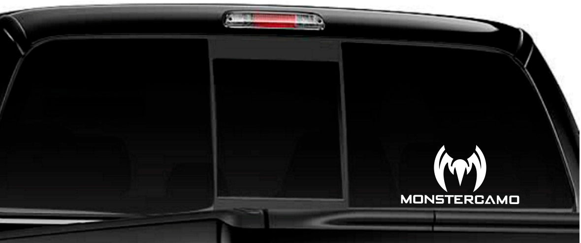 monster camo decal, car decal sticker