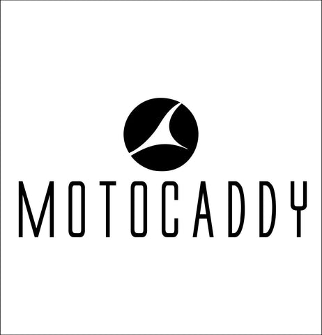 Moto Caddy decal, golf decal, car decal sticker